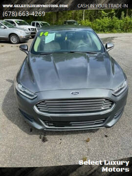 2014 Ford Fusion for sale at Select Luxury Motors in Cumming GA