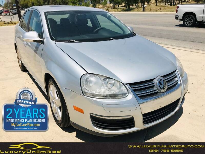 2008 Volkswagen Jetta for sale at LUXURY UNLIMITED AUTO SALES in San Antonio TX