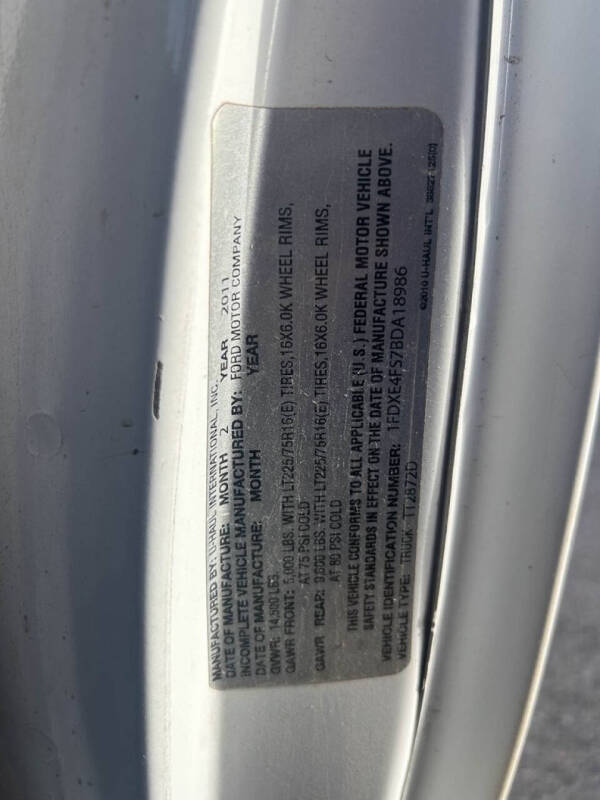 2011 Ford E-Series E-450 SD