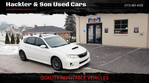 2013 Subaru Impreza for sale at Hackler & Son Used Cars in Red Lion PA