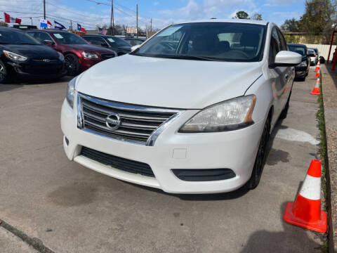 2014 Nissan Sentra for sale at Sam's Auto Sales in Houston TX