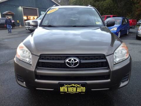 2012 Toyota RAV4 for sale at MOUNTAIN VIEW AUTO in Lyndonville VT