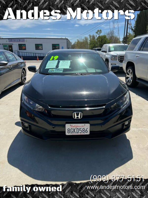 2019 Honda Civic for sale at Andes Motors in Bloomington CA