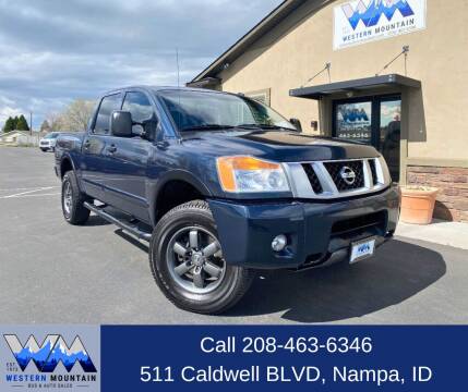 2015 Nissan Titan for sale at Western Mountain Bus & Auto Sales in Nampa ID