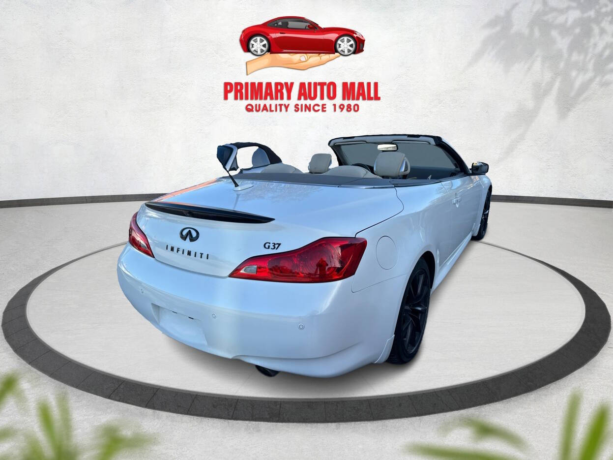 2012 INFINITI G37 Convertible for sale at Primary Auto Mall in Fort Myers, FL