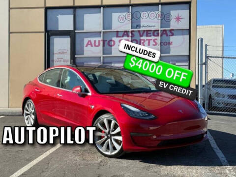 2018 Tesla Model 3 for sale at Las Vegas Auto Sports in Las Vegas NV