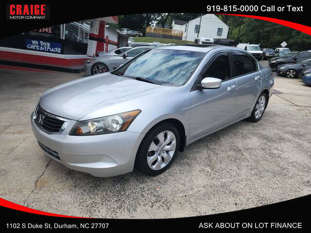 2010 Honda Accord for sale at CRAIGE MOTOR CO in Durham NC
