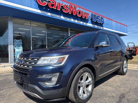 2016 Ford Explorer for sale at CarsNowUsa LLc in Monroe MI