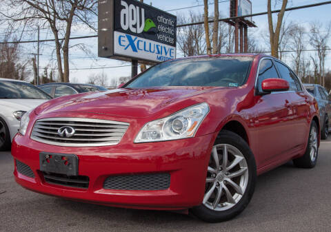 2007 Infiniti G35 for sale at EXCLUSIVE MOTORS in Virginia Beach VA