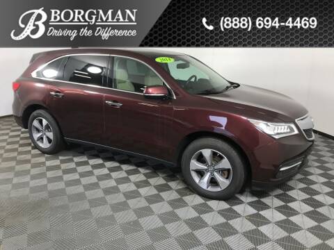 2014 Acura MDX for sale at Everyone's Financed At Borgman - BORGMAN OF HOLLAND LLC in Holland MI