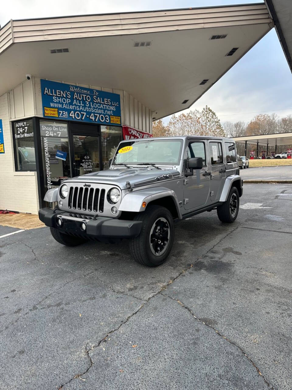 2014 Jeep Wrangler Unlimited for sale at Michael Johnson @ Allens Auto Sales Hopkinsville in Hopkinsville, KY