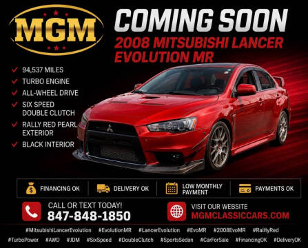 2008 Mitsubishi Lancer Evolution MR