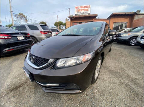2013 Honda Civic for sale at SF Bay Motors in Daly City CA