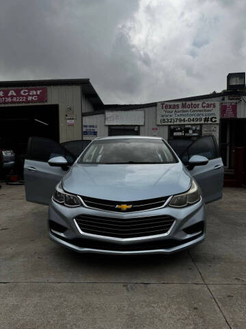2018 Chevrolet Cruze for sale at TEXAS MOTOR CARS in Houston TX
