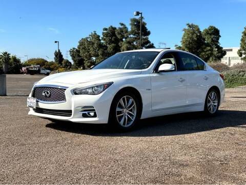 2015 Infiniti Q50 Hybrid for sale at CALIFORNIA AUTO GROUP in San Diego CA