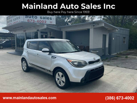 2015 Kia Soul for sale at Mainland Auto Sales Inc in Daytona Beach FL