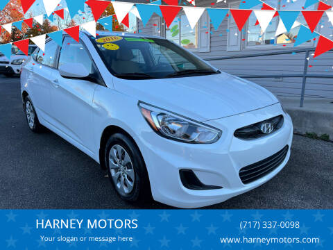 2016 Hyundai Accent for sale at HARNEY MOTORS in Gettysburg PA