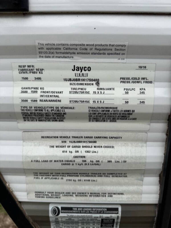2017 Jayco Jay Flight SLX
