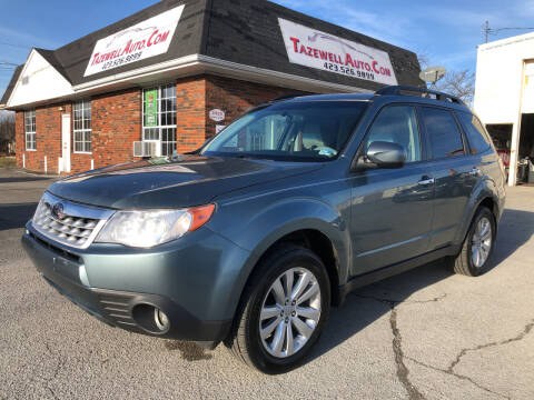 2012 Subaru Forester for sale at tazewellauto.com in Tazewell TN