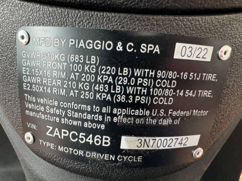 2022 Piaggio Liberty 50S