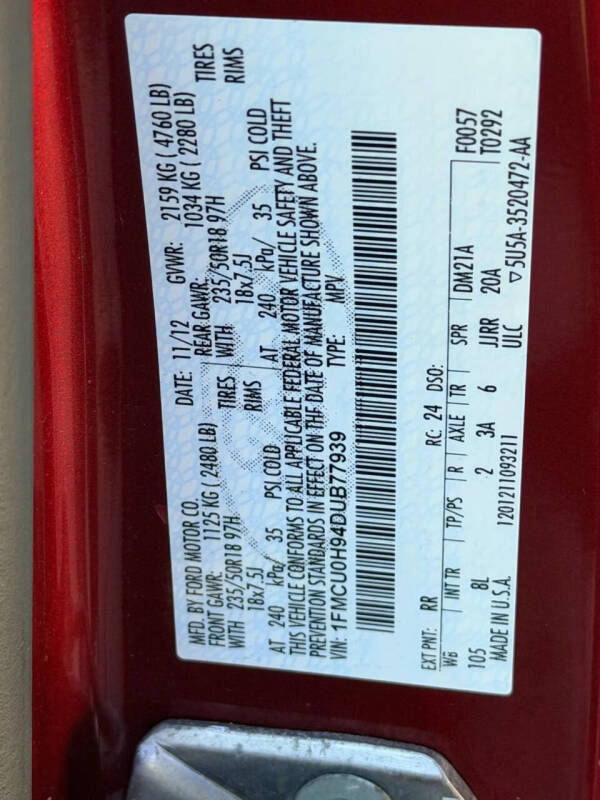 2013 Ford Escape SEL