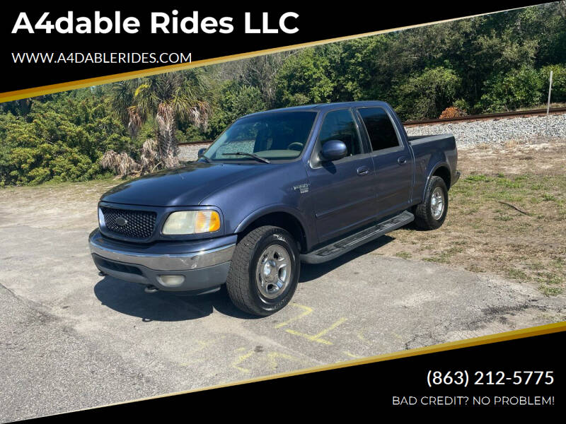 2001 Ford F-150 for sale at A4dable Rides LLC in Haines City FL