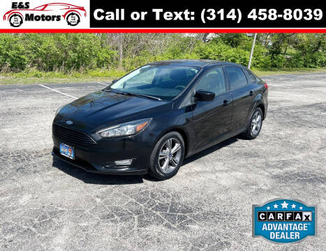 2018 Ford Focus for sale at E & S MOTORS in Imperial MO