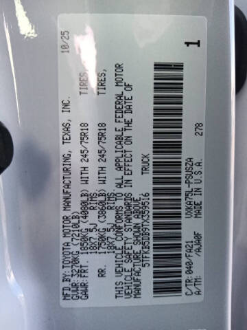 2026 Toyota Tundra SR