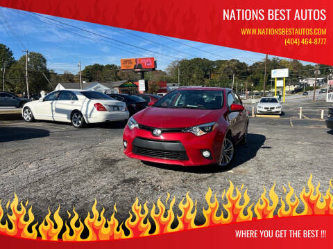 2015 Toyota Corolla for sale at Nations Best Autos in Decatur GA