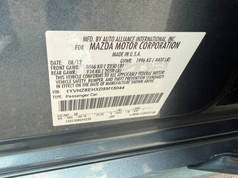 2013 Mazda MAZDA6 i Touring Plus