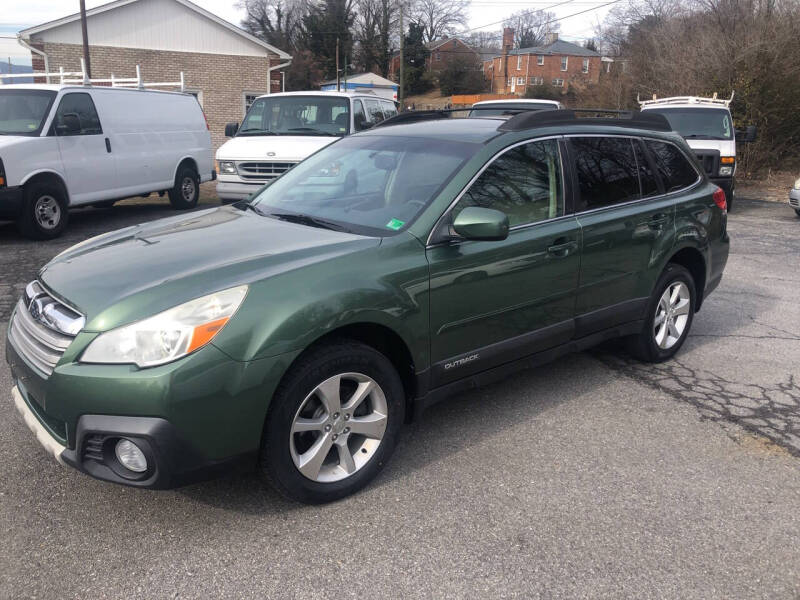 2013 Subaru Outback for sale at J & J Autoville Inc. in Roanoke VA