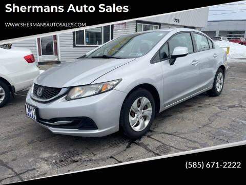 2013 Honda Civic for sale at Shermans Auto Sales in Webster NY