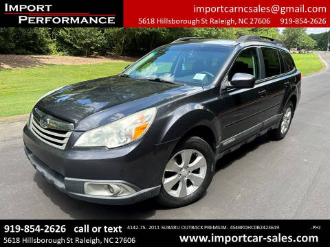 2011 Subaru Outback for sale at Import Performance Sales in Raleigh NC