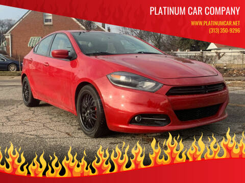 2013 Dodge Dart for sale at PLATINUM CAR COMPANY in Detroit MI