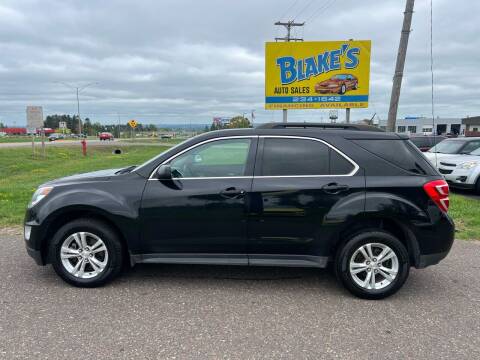 2016 Chevrolet Equinox for sale at Blake's Auto Sales LLC in Rice Lake WI