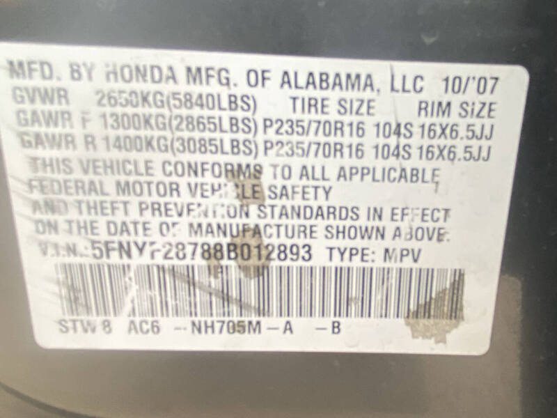 2008 Honda Pilot EX-L w/Navi