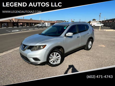 2016 Nissan Rogue for sale at LEGEND AUTOS in Peoria AZ