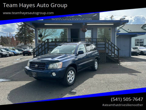 2001 Toyota Highlander for sale at Team Hayes Auto Group in Eugene OR