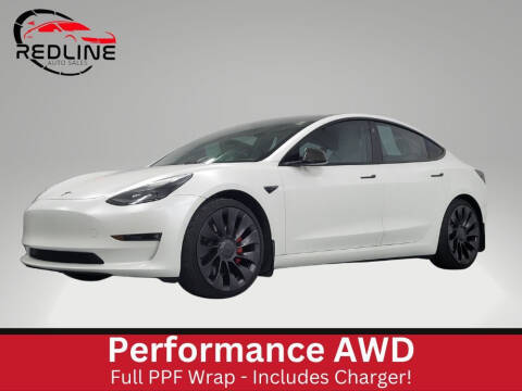 2021 Tesla Model 3 for sale at Redline Auto Sales in Draper UT