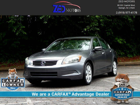 2009 Honda Accord for sale at Zed Motors in Raleigh NC