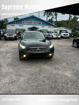 2011 Infiniti FX35 for sale at Supreme Motors in Tavares FL