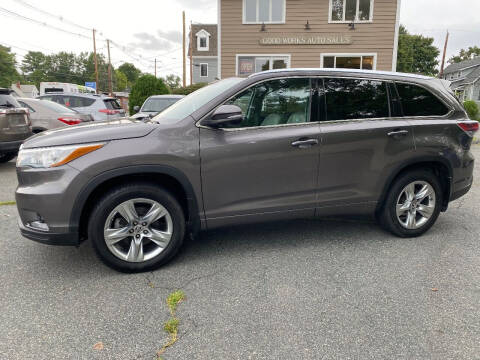 2016 Toyota Highlander for sale at Good Works Auto Sales INC in Ashland MA