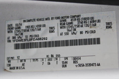 2014 Ford E-Series