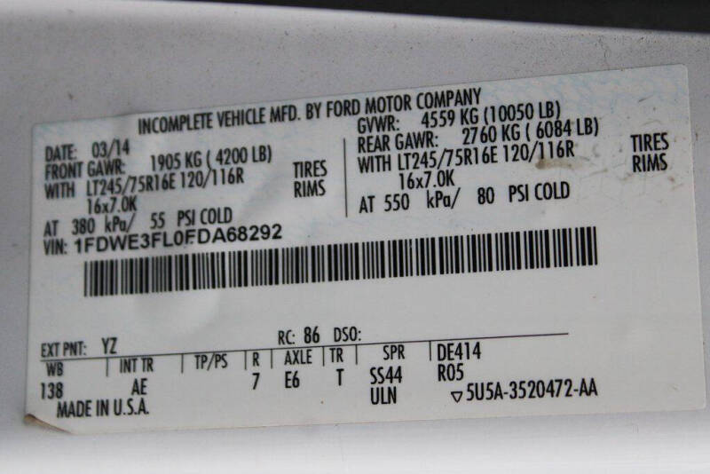 2014 Ford E-Series
