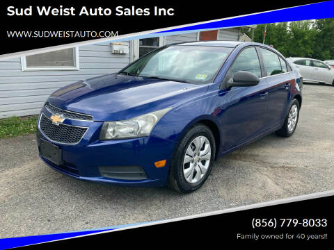 2012 Chevrolet Cruze for sale at Sud Weist Auto Sales Inc in Maple Shade NJ