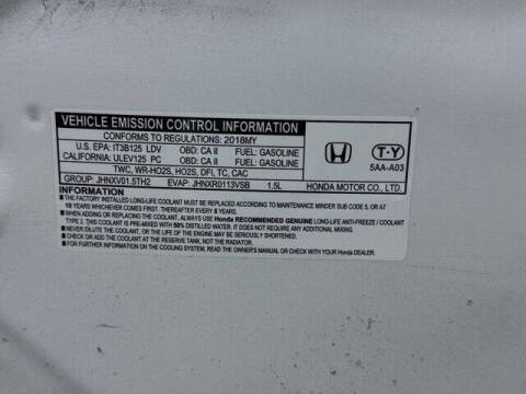2018 Honda Civic EX