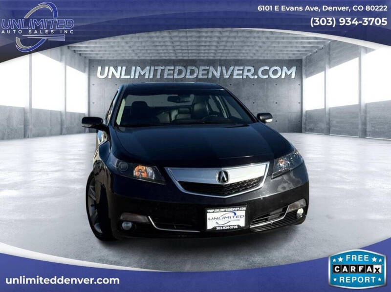 2012 Acura TL for sale at Unlimited Auto Sales in Denver CO