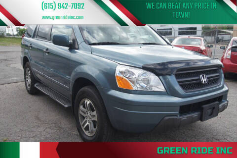 2005 Honda Pilot for sale at Green Ride Inc in Nashville TN