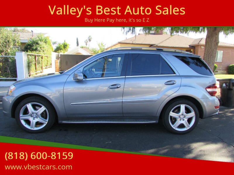 2011 Mercedes-Benz M-Class for sale at Valley's Best Auto Sales in Reseda CA