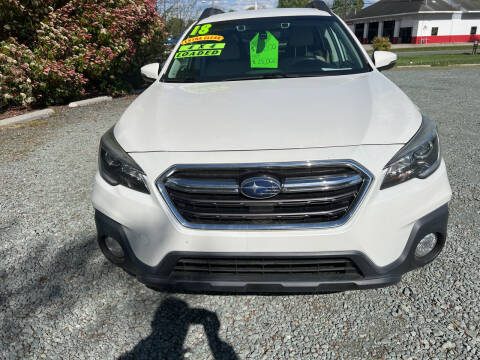 2018 Subaru Outback for sale at B & B Auto Sales in Burlington NC